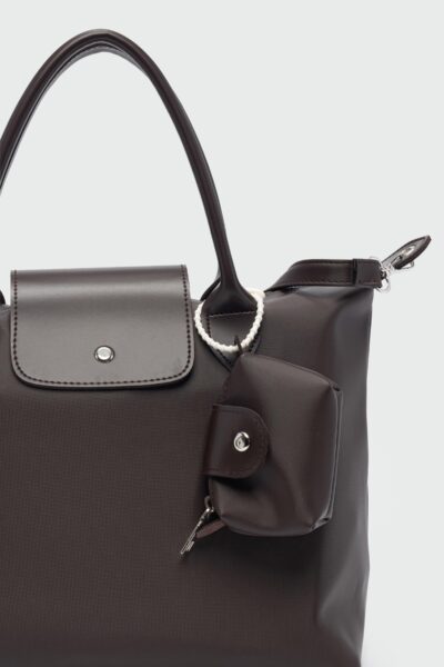 Nylo Charmlı El ve Omuz Tote Çanta - Görsel 3