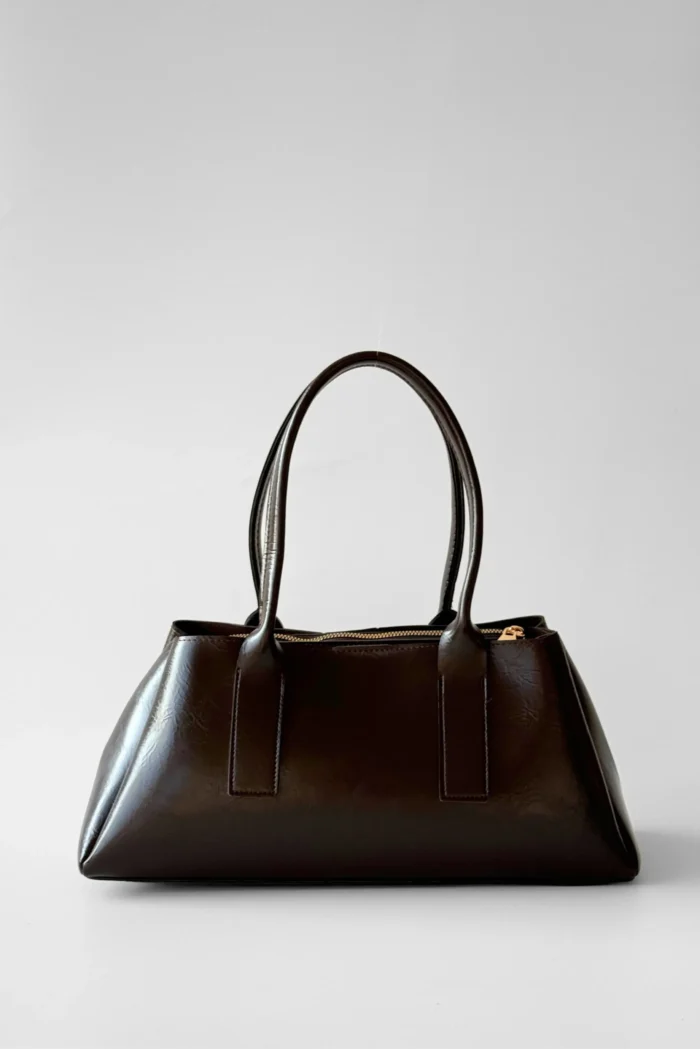 Monica Kadın Kahverengi El ve Omuz Çantası - Görsel 1