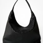 Örgü Desenli Büyük Boy Salaş Omuz ve Tote Çanta