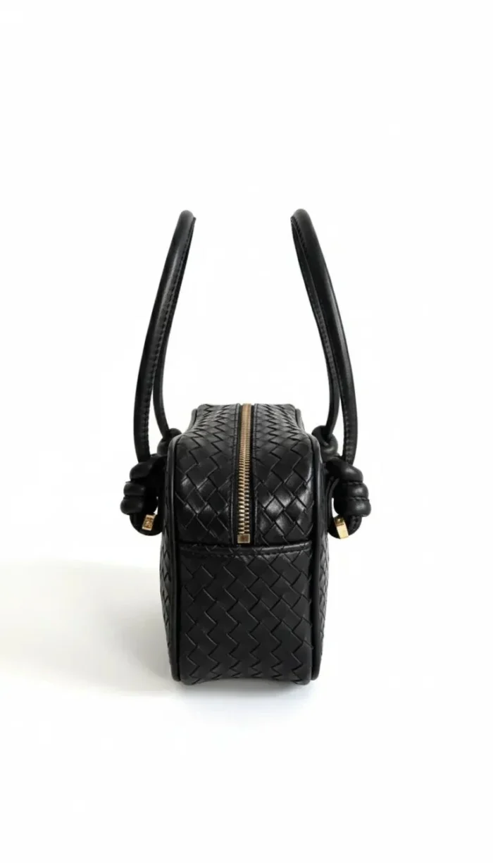 Botte Örgü Desenli El ve Omuz Çantası - Görsel 4